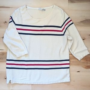 Vintage 1990s Bobbie Brooks Striped Blouse